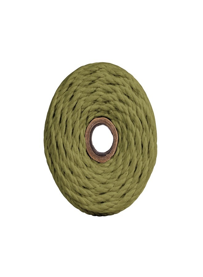 Bobbiny | 3 Ply Twisted Macrame Cotton Cord Dori (Roll Packaging) Thread for Macrame DIY and Other Projects | Mehandi Green | 3mm,50 Meter - Image 4